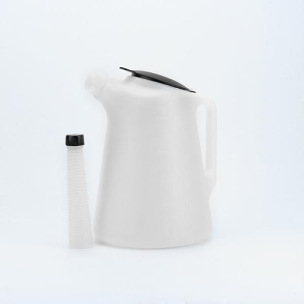 Messbecher, Kunststoffkanne , 5 Liter mit Deckel